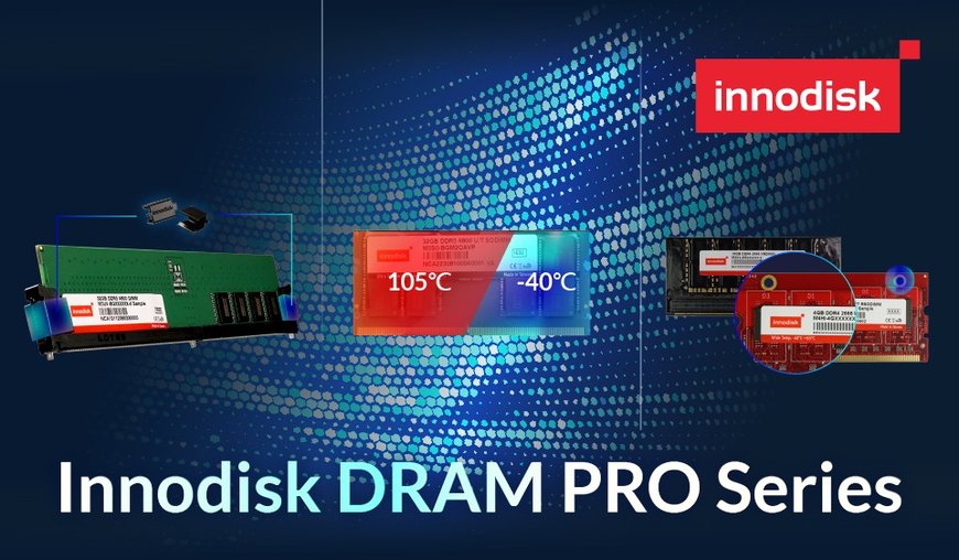 Innodisk DRAM PRO Serisi Ürünlere Yapılan Geliştirmeler, Onları Uzay, Havacılık ve Araç İçi Uygulamalar İçin İdeal Hale Getiriyor